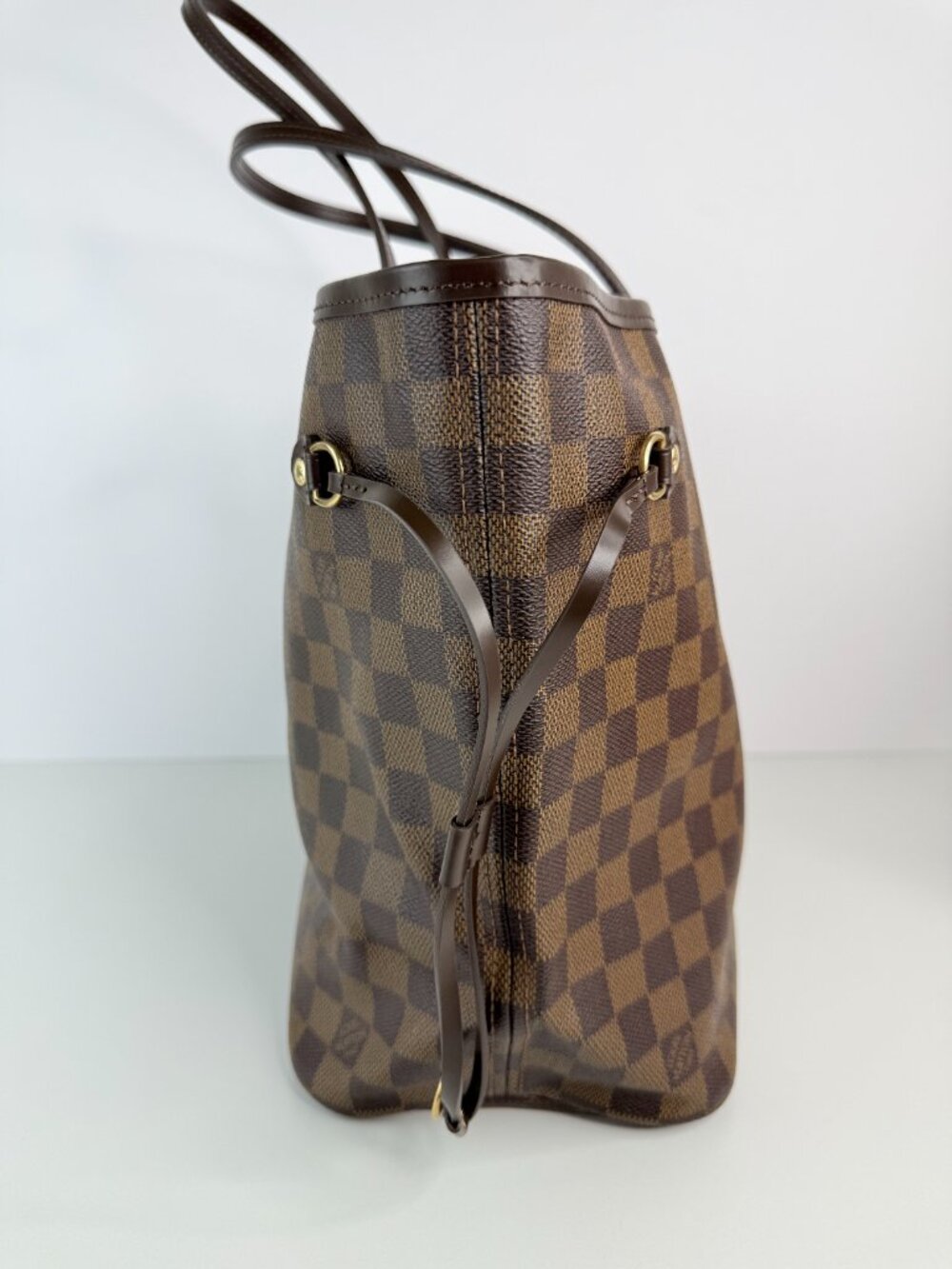 louis vuitton neverfull damier ebene - Picture 8 of 14